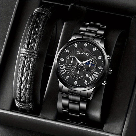 Man's Dimond Steel Watch