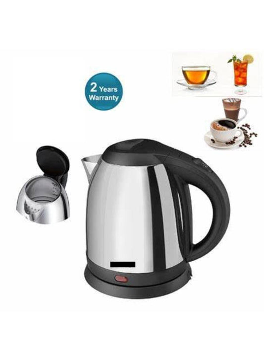 Cordless Electric Kettle - Stainless Steel with portable design